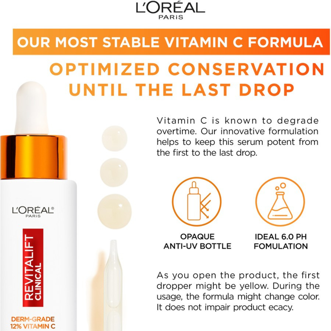 Loreal Paris | 12% Pure Vitamin C + E + Salicylic Acid Serum