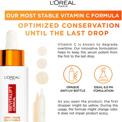 Loreal Paris | 12% Pure Vitamin C + E + Salicylic Acid Serum