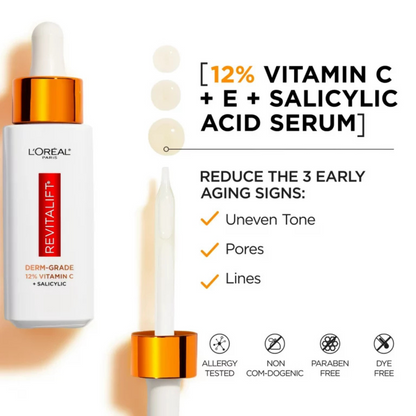 Loreal Paris | 12% Pure Vitamin C + E + Salicylic Acid Serum