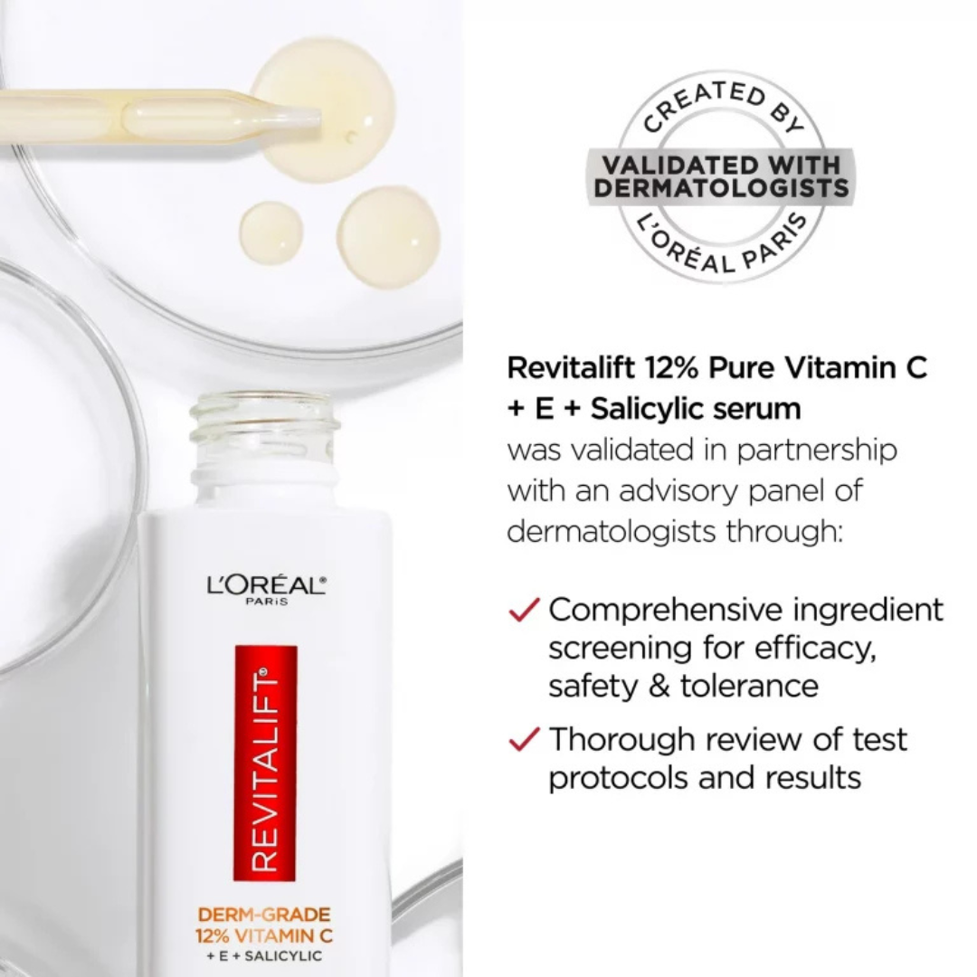 Loreal Paris | 12% Pure Vitamin C + E + Salicylic Acid Serum