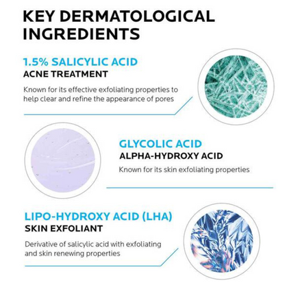 La Roche Posay | Effaclar Salicylic Acid Acne Treatment Serum | Anit Acne - Pore-Refining - 1.5% Salicylic Acid Serum Treatment for Acne