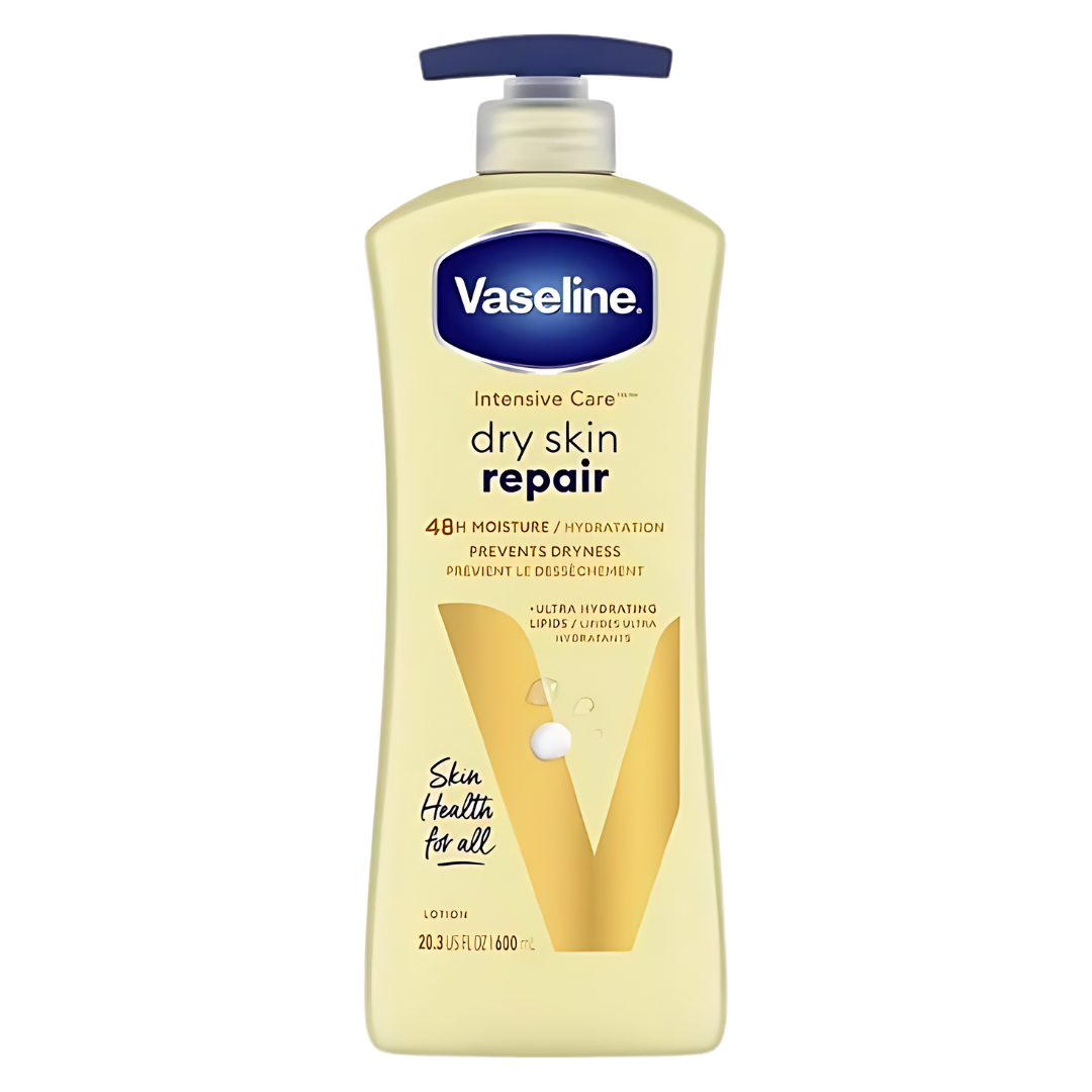 Vaseline Intensive Care Essential Healing Body Lotion, Pump, 600ml