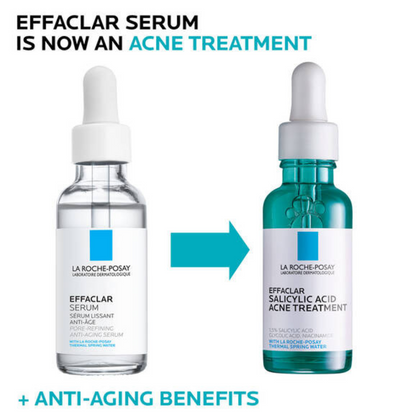 La Roche Posay | Effaclar Salicylic Acid Acne Treatment Serum | Anit Acne - Pore-Refining - 1.5% Salicylic Acid Serum Treatment for Acne
