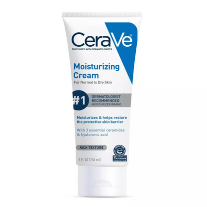 CeraVe | Moisturizing Cream | Deep Hydration | Barrier Support | Normal to Dry Skin