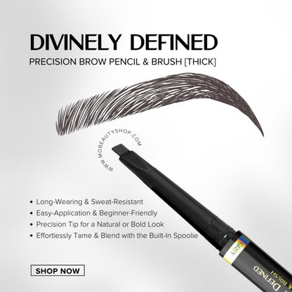 Mo Beauty | Divinely Defined | Precision Brow Pencil & Brush