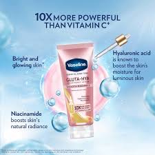 Vaseline Gluta-Hya Dewy Radiance, 200ml, Serum-In-Lotion, Boosted With GlutaGlow