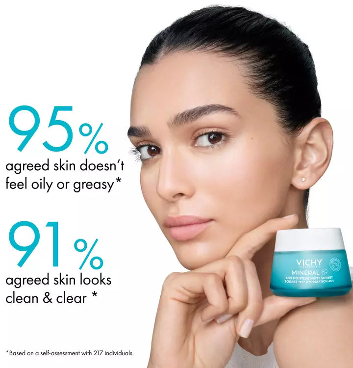 Vichy Minéral 89 48H Moisture Matte Sorbet