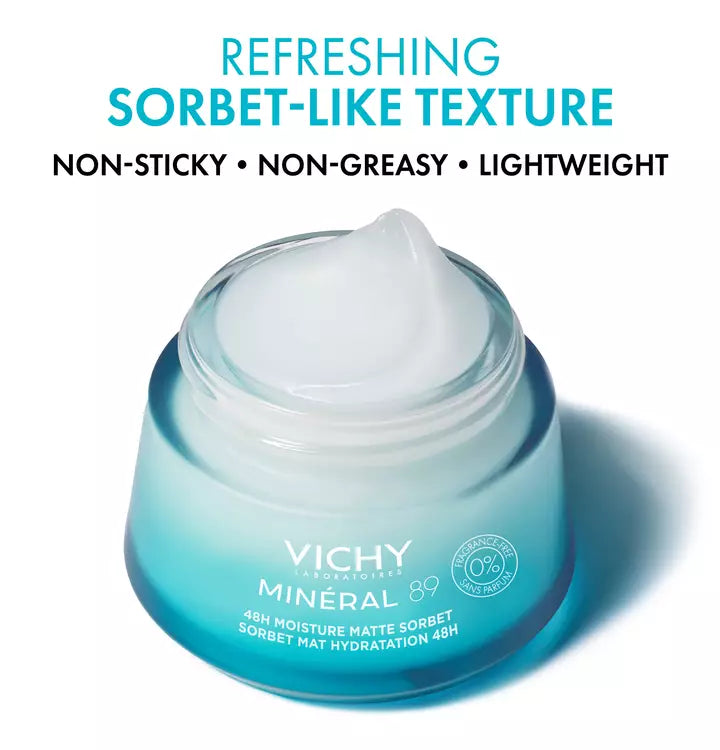 Vichy Minéral 89 48H Moisture Matte Sorbet