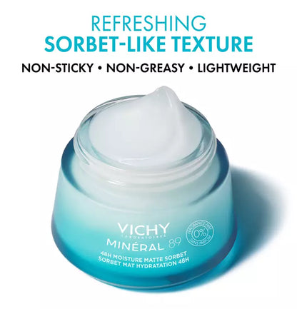 Vichy Minéral 89 48H Moisture Matte Sorbet