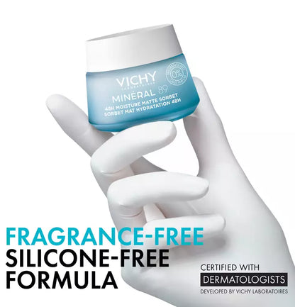 Vichy Minéral 89 48H Moisture Matte Sorbet