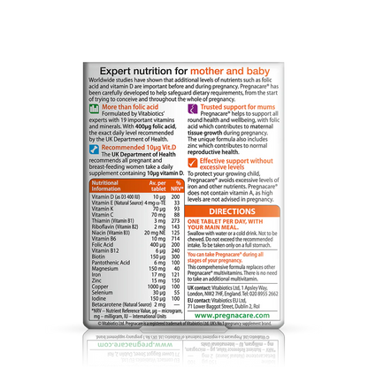 Vitabiotics Pregnacare Plus -30 Tablets