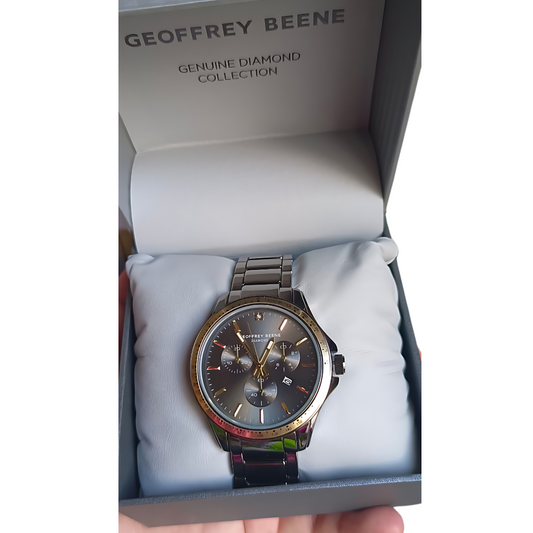 Geoffrey Beene | Accessories Mens Watch - Genuine Diamond Collection
