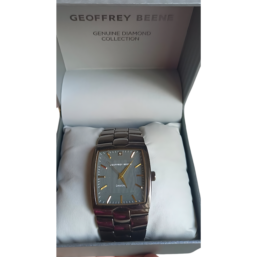 Geoffrey Beene |  Genuine Diamond Collection Watch