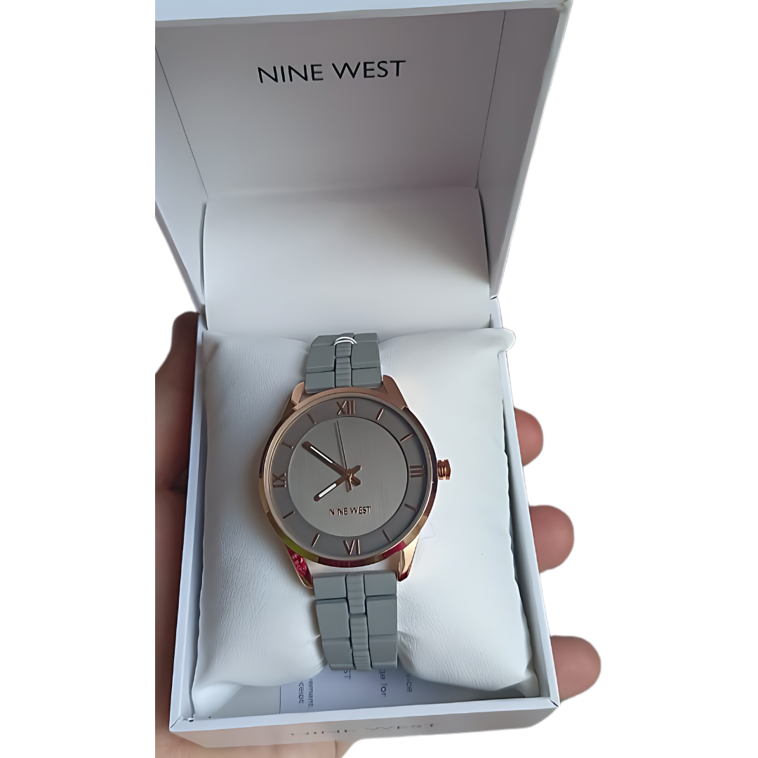 Nine West | Women's Rubberized Bracelet Watch