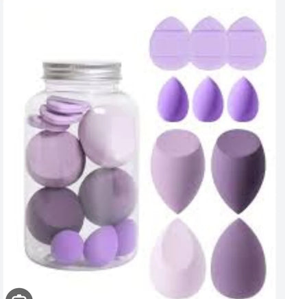 Sheglam Makeup Sponge Blender, 11 Pcs Beauty Blender Sponge Set