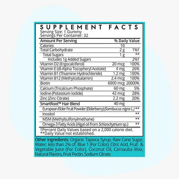 SUGARBEARPRO - Hair Vitamin Gummies - 62 Gummies