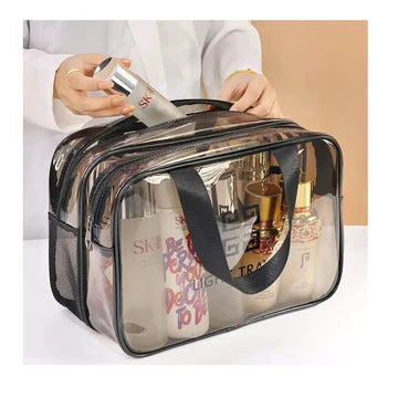 Stylish Dual-Zip Cosmetic Storage Bag
