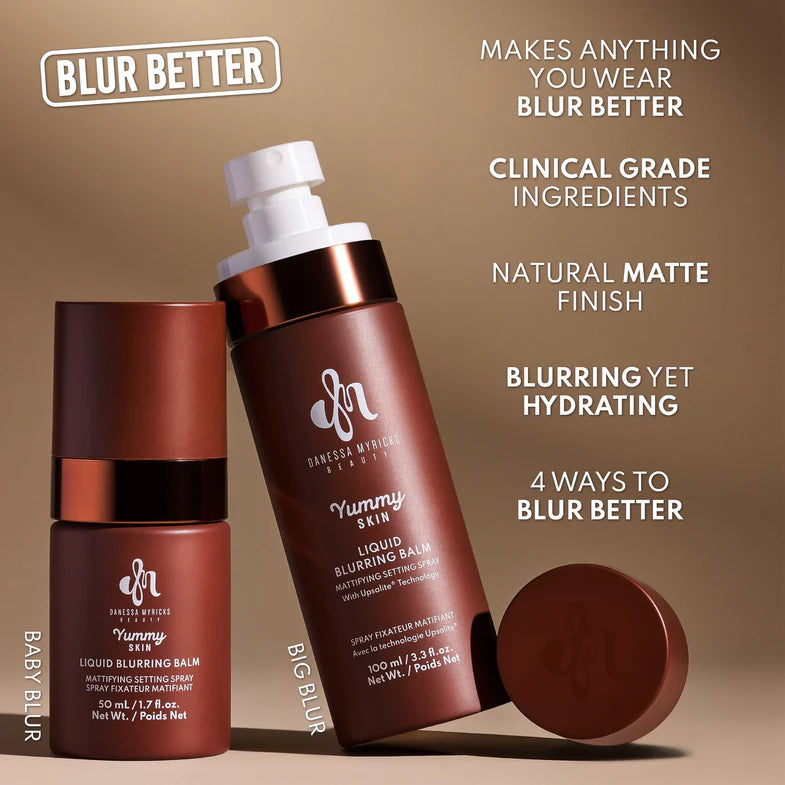 Danessa Myricks Beauty Yummy Skin Liquid Blurring Balm Mattifying Setting Spray