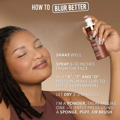 Danessa Myricks Beauty Yummy Skin Liquid Blurring Balm Mattifying Setting Spray