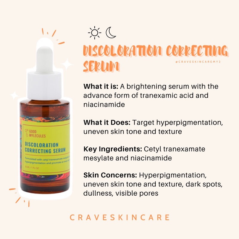 Good Molecules Discoloration Correcting Serum