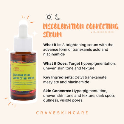 Good Molecules Discoloration Correcting Serum