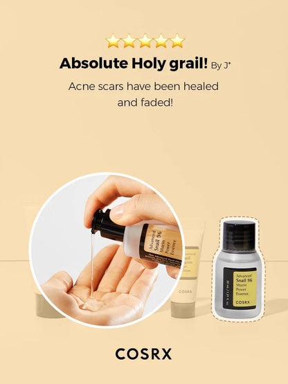 COSRX All About Snail 4-Step Skincare Kit – Repair, Hydrate & Glow