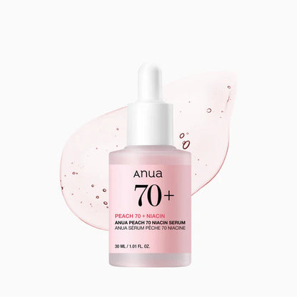 Anua Peach 70% Niacinamide Serum – Brightening & Pore-Refining Face Serum