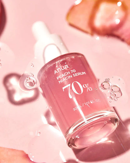 Anua Peach 70% Niacinamide Serum – Brightening & Pore-Refining Face Serum