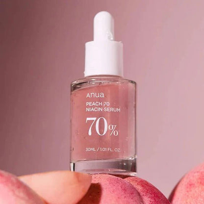 Anua Peach 70% Niacinamide Serum – Brightening & Pore-Refining Face Serum