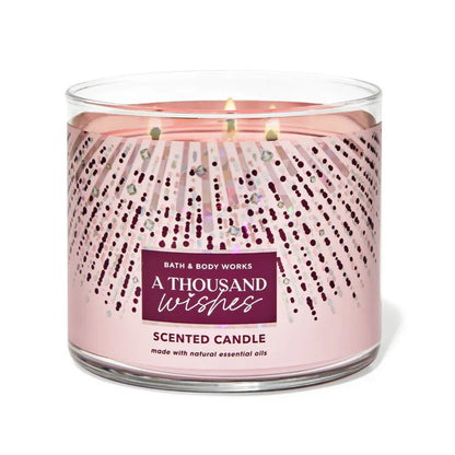 Bath and Body Works -A Thousand Wishes 3 Wick Candle 14.5oz 411g