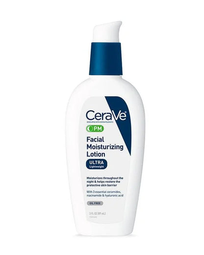 CeraVe PM Facial Moisturizing Lotion - Ultra Lightweight