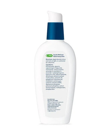 CeraVe PM Facial Moisturizing Lotion - Ultra Lightweight