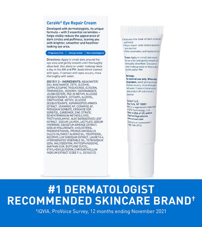 CeraVe-Eye Repair Cream for Dark Circles, Puffiness & Wrinkles
