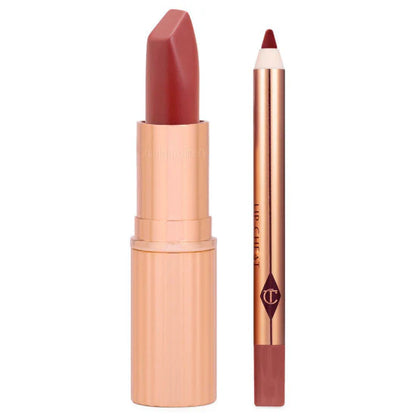 CHARLOTE-TILBURY LIPSTICK & LIP LINER DUO "WALK OF NO SHAME"