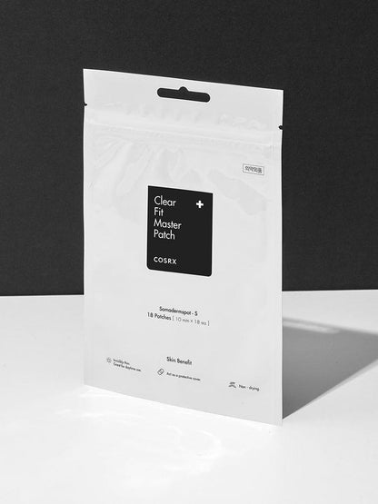 COSRX Clear Fit Master Patch (18 Patches) – Invisible Hydrocolloid Acne Treatment