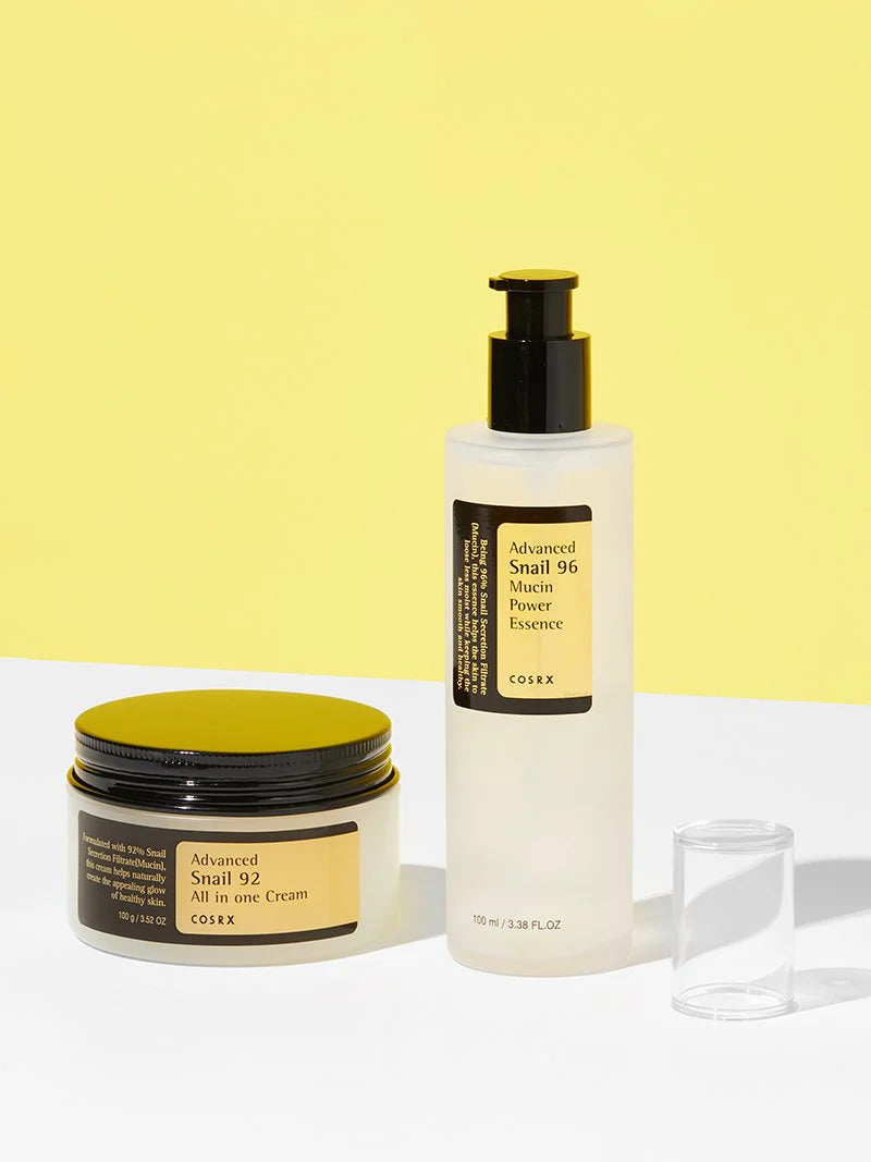 COSRX Advanced Snail Bundle – Snail 96 Mucin Essence + Snail 92 All In One Cream