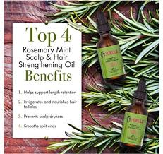 MIELLE  Rosemary Mint Scalp & Hair Strengthening Oil