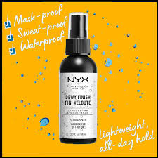 NYX Dewy Finish Fini Veloute Long Lasting Setting Spray
