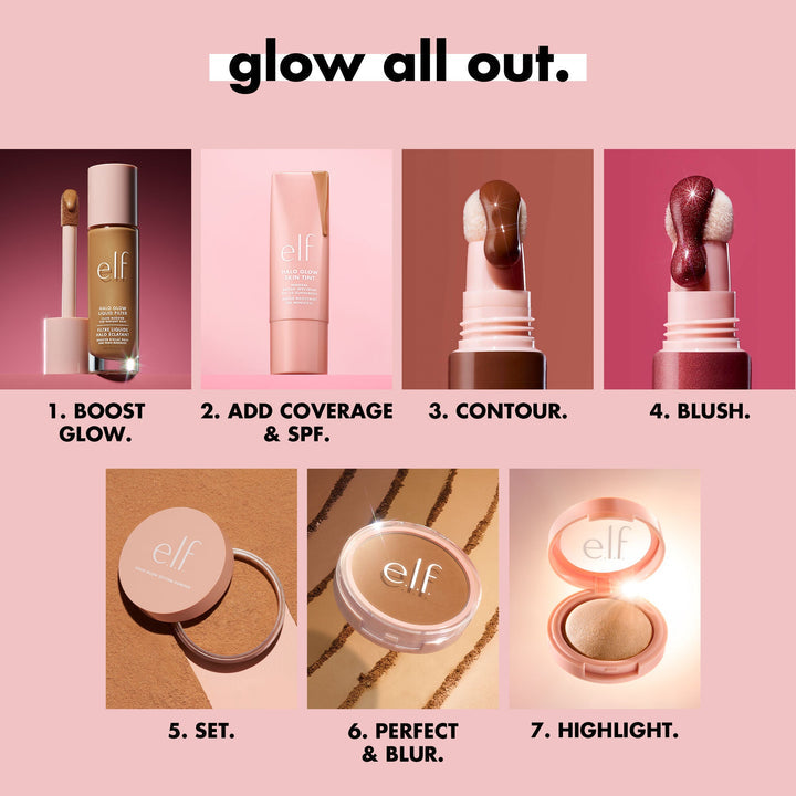 e.l.f. Halo Glow Silky Powder Highlighter – Micro-Shimmer