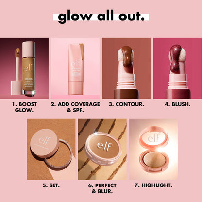 e.l.f. Halo Glow Silky Powder Highlighter – Micro-Shimmer