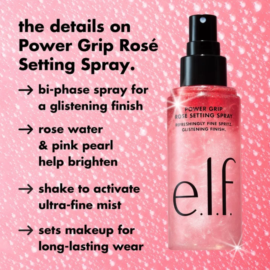 e.l.f. Power Grip Rosé Setting Spray