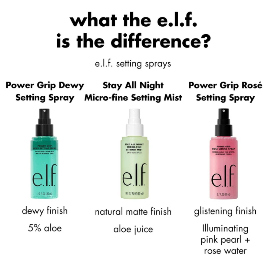 e.l.f. Power Grip Rosé Setting Spray