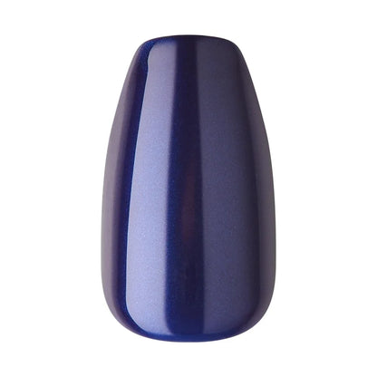 imPRESS | Press-On Nails, Medium Length, ‘Indigo Autumn’, 30 Count