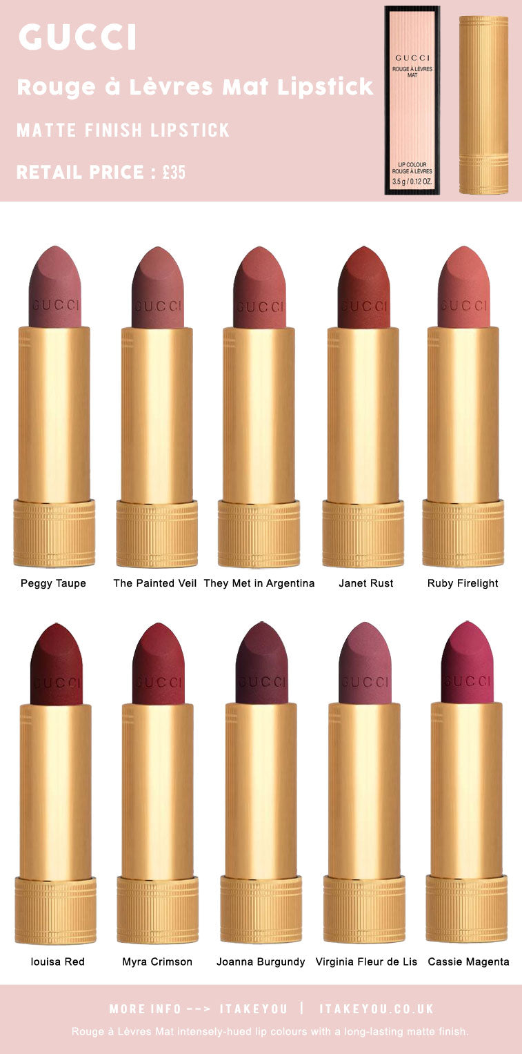 GUCCI 25* Goldie Red, Rouge à Lèvres Mat Lipstick (without box)
