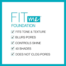 Maybelline New York Fit Me Matte + Poreless Liquid Foundation, Pouch Format