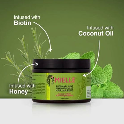 Mielle Rosemary Mint Strengthening Hair Masque – 340g