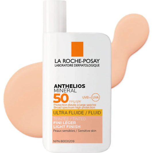 LA roche posy Spf 50 Ultra fluide Lotion tinted Light finish 50ML