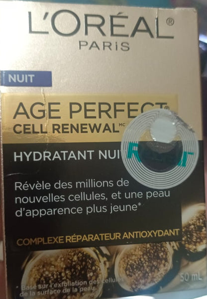 L'Oreal Paris-Age Perfect Skin Care-Cell Renewal Anti-Aging Night Moisturizer, 1.7 oz