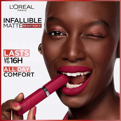 L'Oreal Paris- Infallible Matte Resistance Liquid Lipstick, up to 16 Hour Wear  0.16 Fl Oz