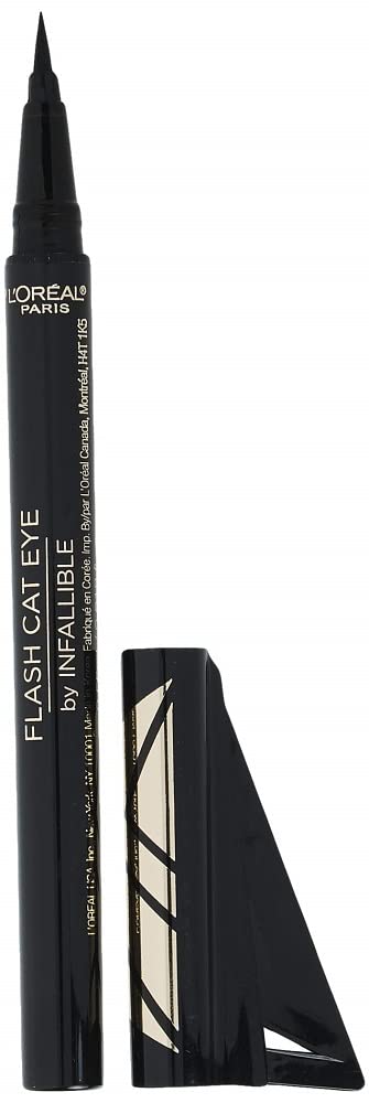 L'Oreal Paris-Infallible Flash Cat Waterproof Liquid Eyeliner, Black, 0.44 oz.